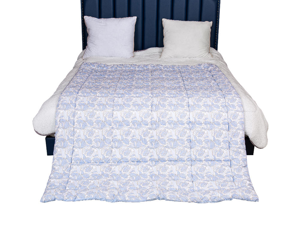 Børstet stof trykt quilt