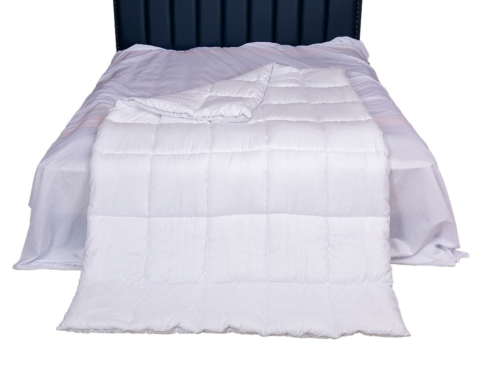 Polyester præget børstet dyne