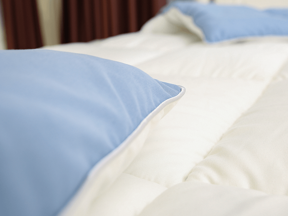 Dobbelt farvepolyester quilt