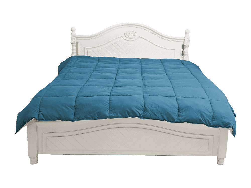 Dobbelt dobbelt farvepolyester quilt