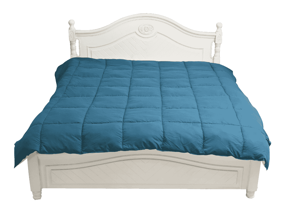 Dobbelt dobbelt farvepolyester quilt